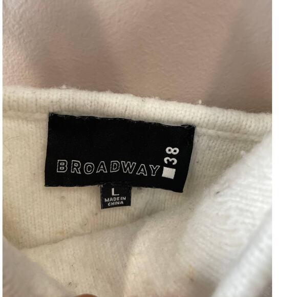 Broadway 38 Wool Blend Embellished Crop Top Size Large - Picture 4 of 6